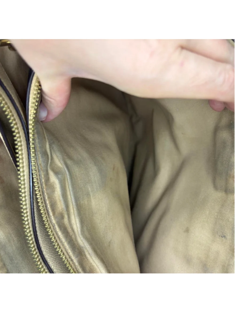Large Authentic Coach beige leather satchel tote #coach #satchel crossbody strap
